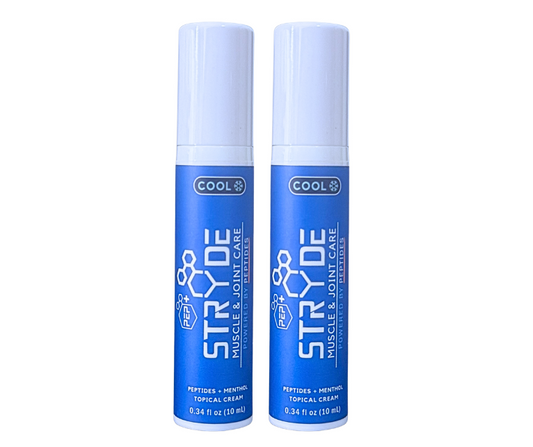 10mL - PEP+ STRYDE COOL Muscle & Joint Cream | The Travel Set (2 PACK)