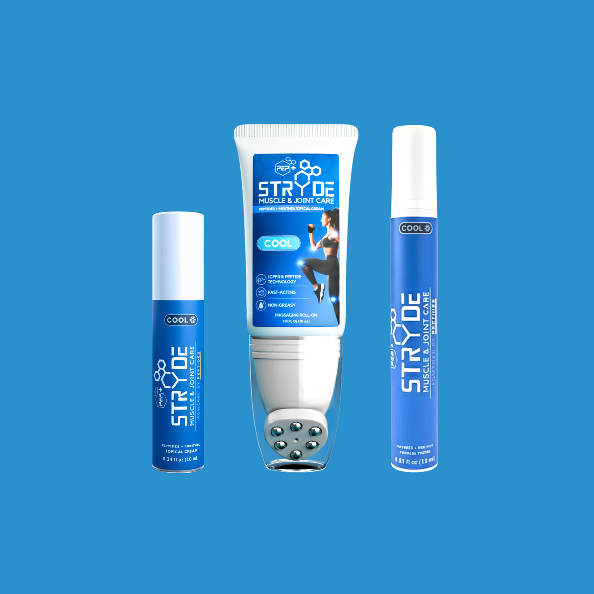 PEP+ STRYDE COOL muscle and joint cream
