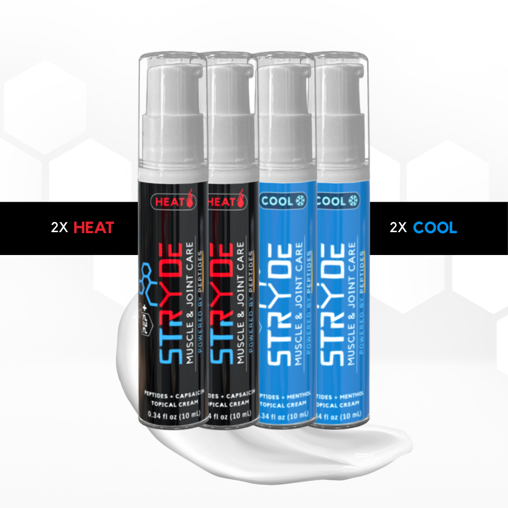 PEP+ STRYDE  PERFORMANCE & RECOVERY BUNDLE – 4 Pack
