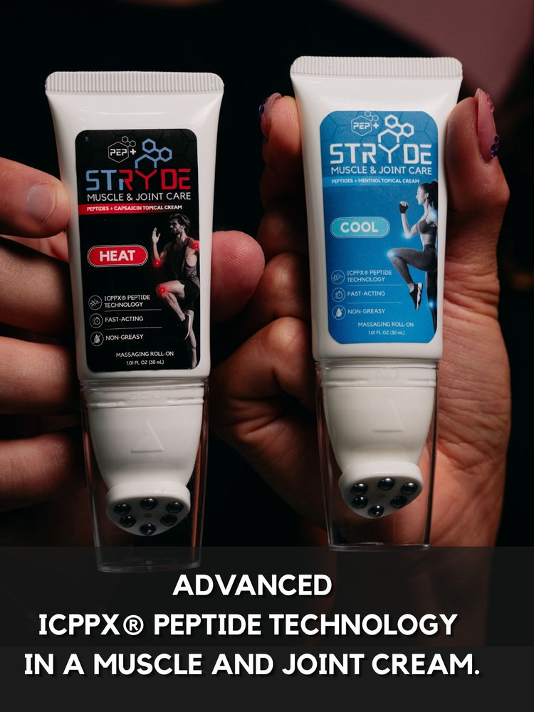 PEP+ STRYDE | THE FIRST PEPTIDE MUSCLE & JOINT TOPICAL CREAM – PEP+ ...