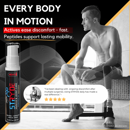 PEP+ STRYDE HEAT – 10mL Travel Pump (2-Pack)