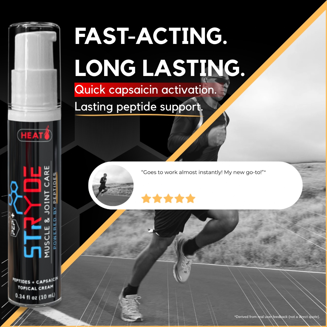 PEP+ STRYDE HEAT – 10mL Travel Pump (2-Pack)