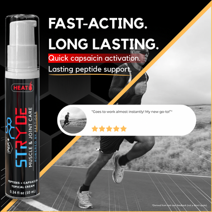 PEP+ STRYDE HEAT – 10mL Travel Pump (2-Pack)