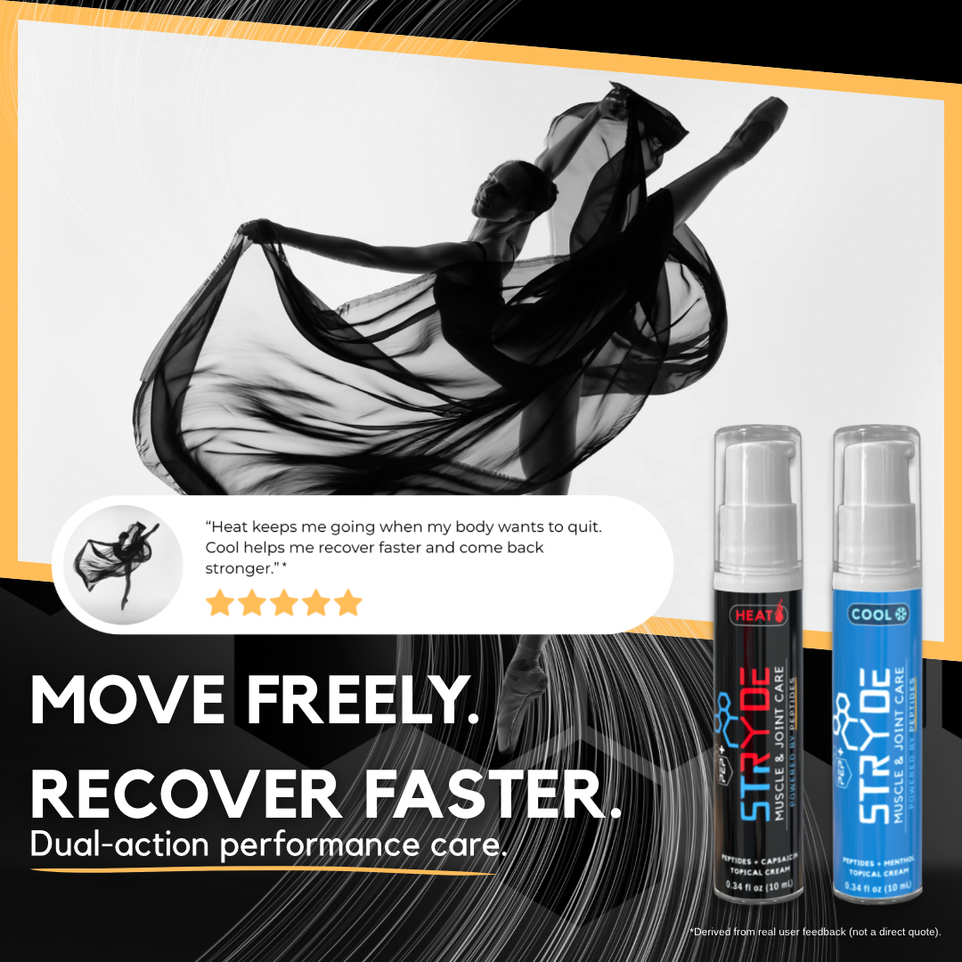 PEP+ STRYDE PERFORMANCE & RECOVERY BUNDLE – 10mL Travel Pump (4-pack)