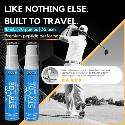 PEP+ STRYDE PERFORMANCE & RECOVERY BUNDLE – 10mL Travel Pump (4-pack)