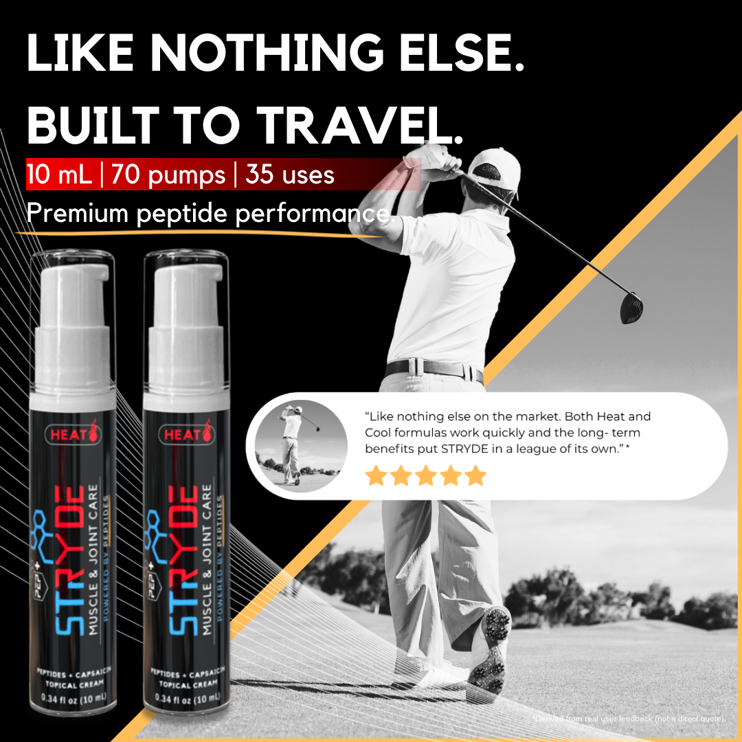 PEP+ STRYDE HEAT – 10mL Travel Pump (2-Pack)