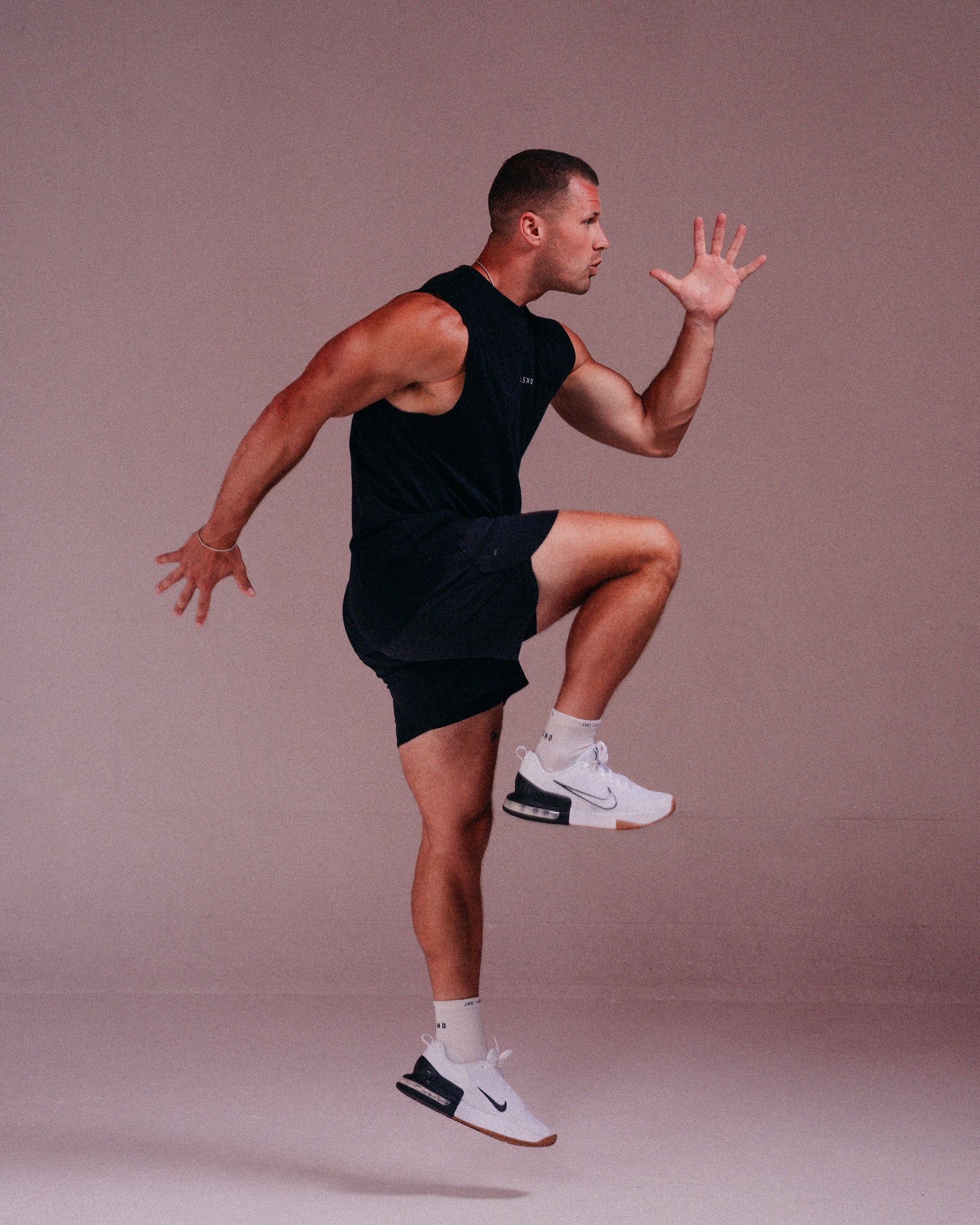 Athlete performing during a workout