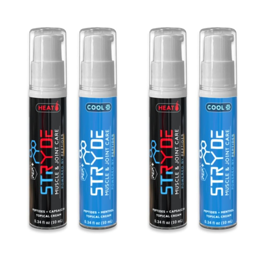 PEP+ STRYDE Performance & Recovery Super Set – 10mL Travel Pump (4-Pack)